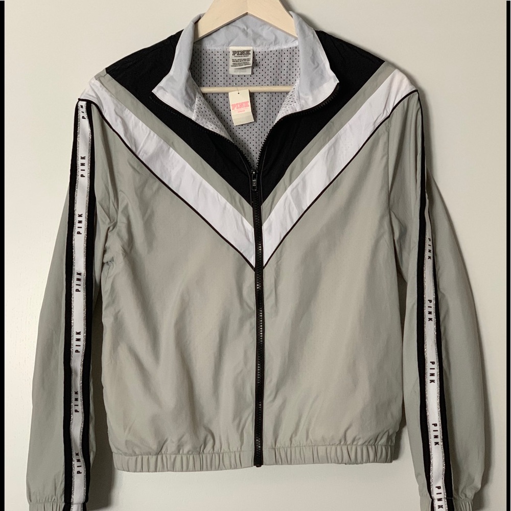 Pink Victoria Secret Gray Light Weight Coat